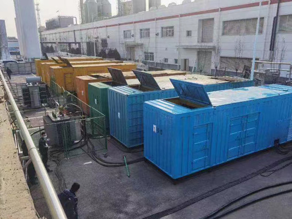 蛟河柴油发电机出租案例展示